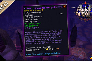 Guía de los Objetos Corruptos de Visiones de N'Zoth | Parche 8.3