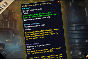 Cambios a cómo se consigue la Esencia Visión de Perfección con Mecandria para Míticas+ | Azul