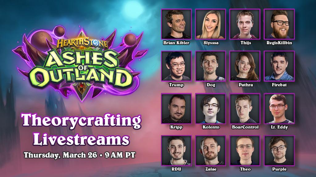 Theorycrafting con Streamers | 26 de Marzo Streamers