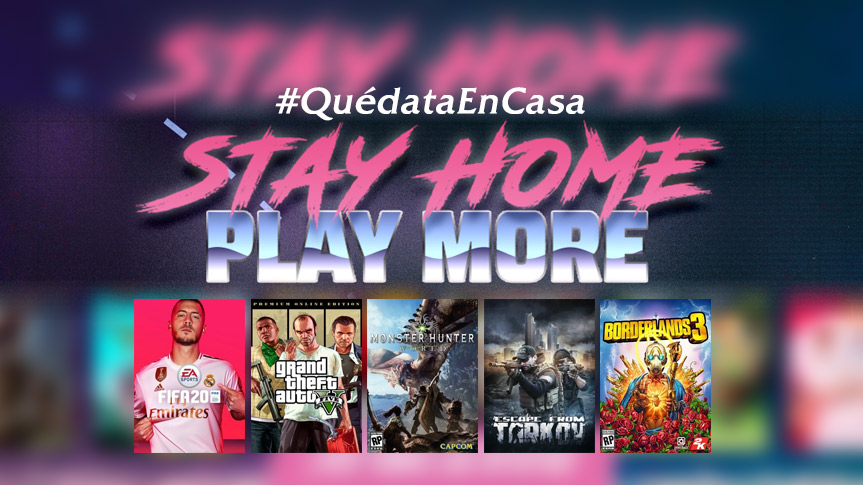 Campaña #QuédateEnCasa de Instant Gaming 20 juegos con descuentos de hasta el 90%
