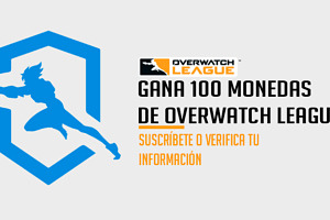 Gana 100 monedas de Overwatch League