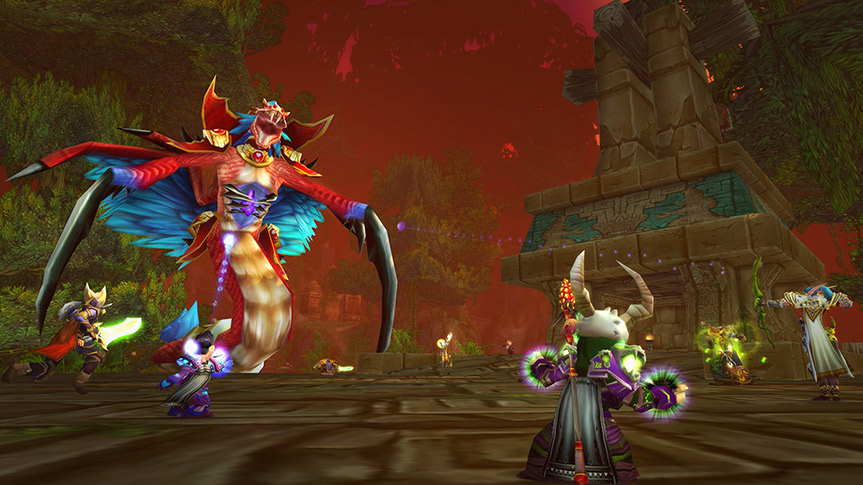 Derrotan a Hakkar con los 5 sacerdotes en WoW Classic