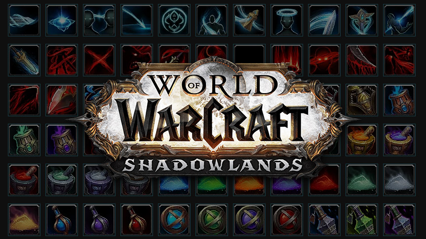 Shadowlands Alfa Build 9.0.1.34081 - Iconos, pantalla de carga, interfaces