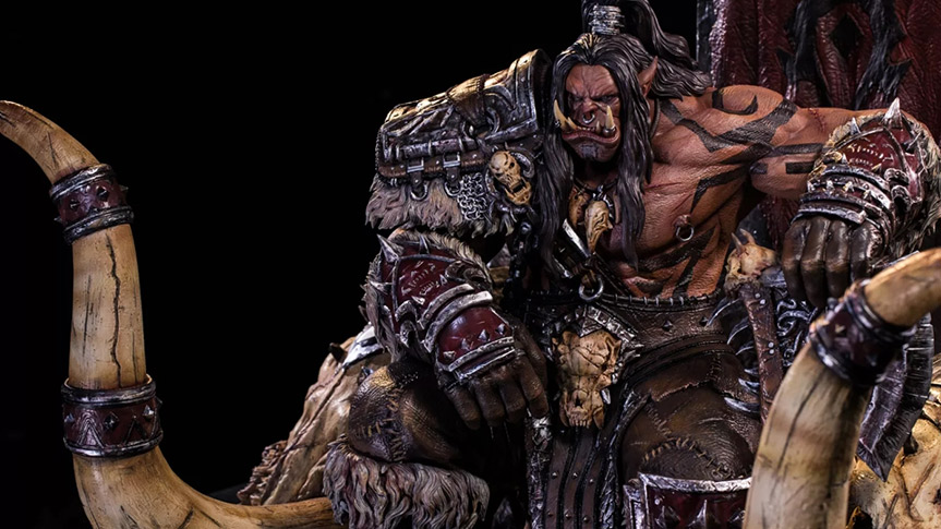 Estatua de Grommash por Catfish Studio