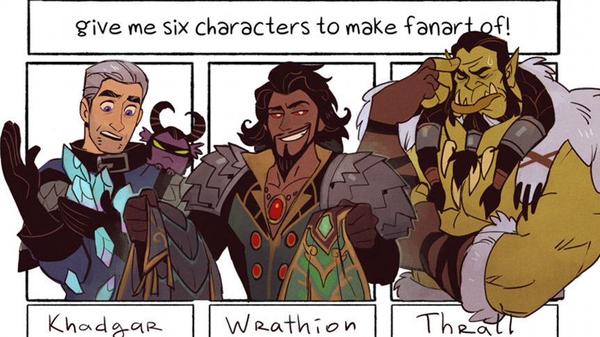 Six FanArt Challenge World of Warcraft