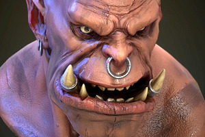 Fan art del busto de Garrosh en 3D