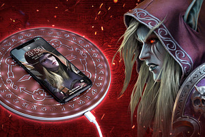 Cargador inalámbrico personalizado de Jaina y Sylvanas