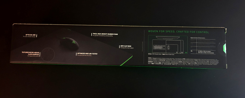 Review de la alfombrilla Razer Gigantus V2