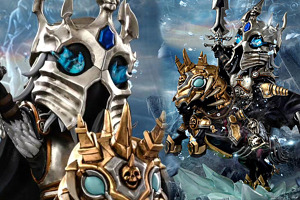 Estatuilla de Arthas a lomos de Inviencible por Zebra Studio