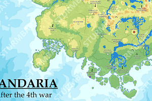 Mapa de Pandaria por Sturmbart
