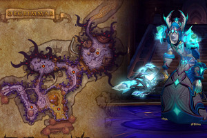 Visión de Orgrimmar realizada con 5 Máscaras en grupo de 5 por sólo un Mago