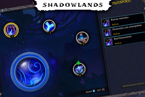 Mejoras del Sagrario de la Curia de las Sílfides Nocturnas en Shadowlands