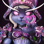 Sylvanas en forma de gato por Leviathan Studio