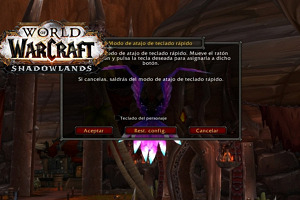 Nueva función de Shadowlands: Modo de atajo de teclado rápido
