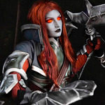 Cosplay de Nathanos en femenino por Dark Lady
