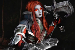Cosplay de Nathanos en femenino por Dark Lady