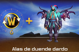 Compra una suscripción de 6 meses de WoW y consigue de regalo Alas de duende dardo