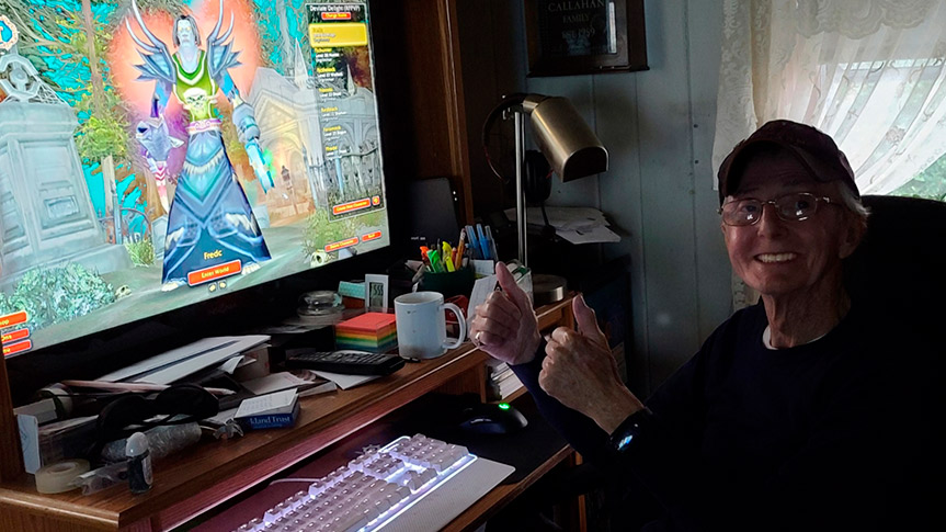 Jugador de 73 años consigue rango 13 en WoW Classic