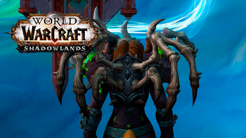 Algunas capas ocultan el arma en Shadowlands