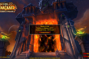 Simulador de pantallas de login y colas de World of Warcraft