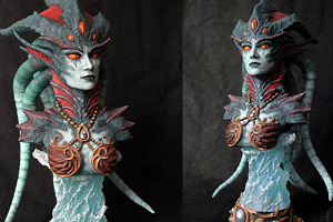 Busto de Azshara por Alizé Mahais