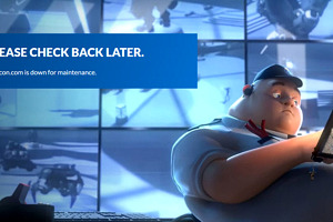 Página web oficial de la BlizzCon en mantenimiento