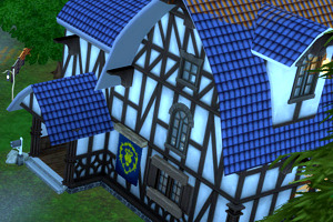 Posada del Orgullo del León recreada en los Sims4