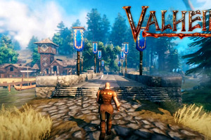 Recreación de Villa del Lago en Valheim