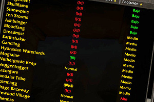 Conexiones entre reinos en WoW Classic