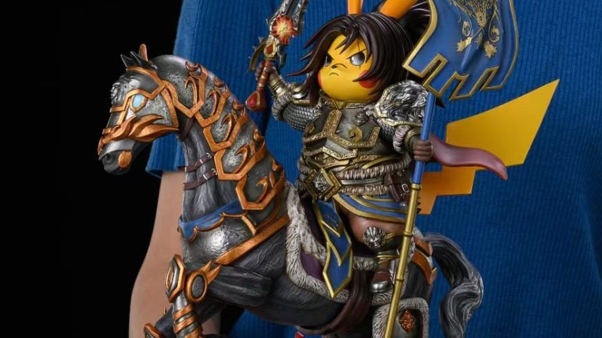 Estatuas de Pikachu como Varian