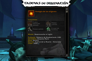 Cómo mejorar los legendarios en Cadenas de Dominación