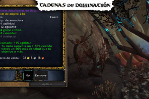 Usa el AddOn Domination Socket Helper para no romper tus Fragmentos de Dominación