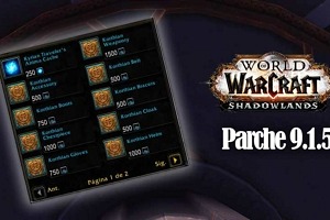 Se podrá comprar Armamento Korthiano específico para cada ranura en el Parche 9.1.5