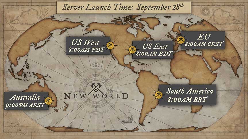 Información de Lanzamiento de New World