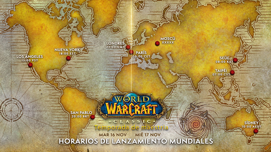 Fecha de lanzamiento de la Temporada de Maestría de WoW Classic