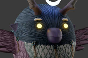 Pequeño "Druid Moonkin" por Denis Shitikov