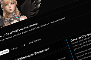 Ya están disponibles los foros oficiales de la Beta cerrada de Lost Ark