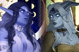 Cartas del tarot con personajes de World of Warcraft