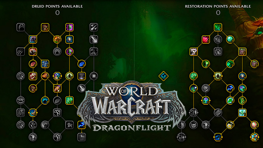 Nuevo sistema de talentos en Dragonflight