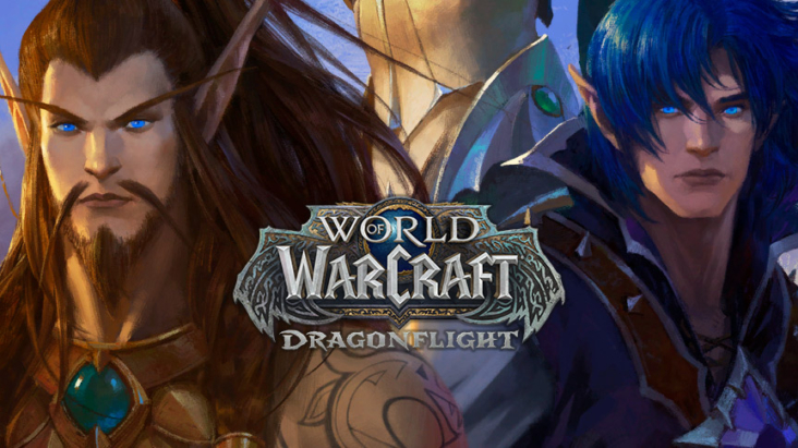 Arte de la pantalla de carga de Dragonflight