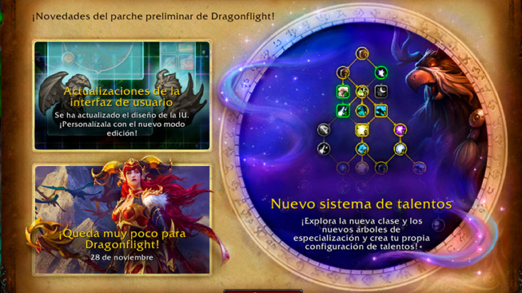 Contenido del preparche de Dragonflight