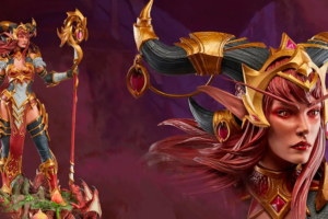 estatua de Alexstrasza en la Gear Store