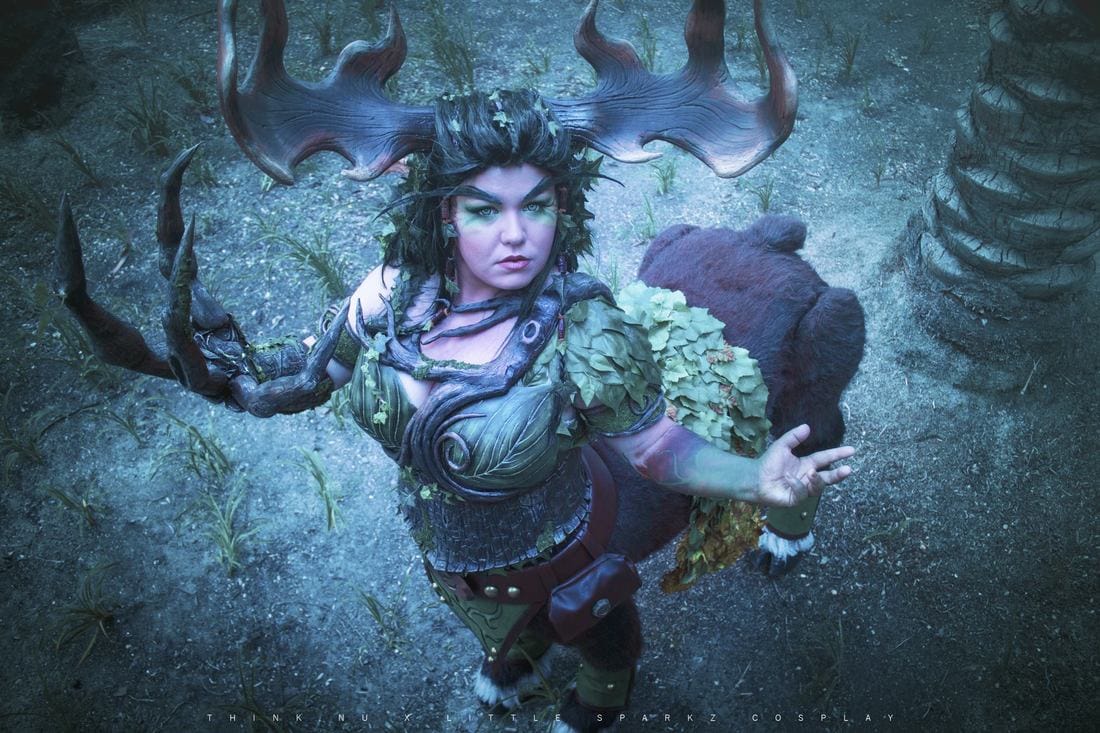 Cosplay de Cenarius femenino por Little Sparkz Cosplay de Cenarius femenino por Little Sparkz