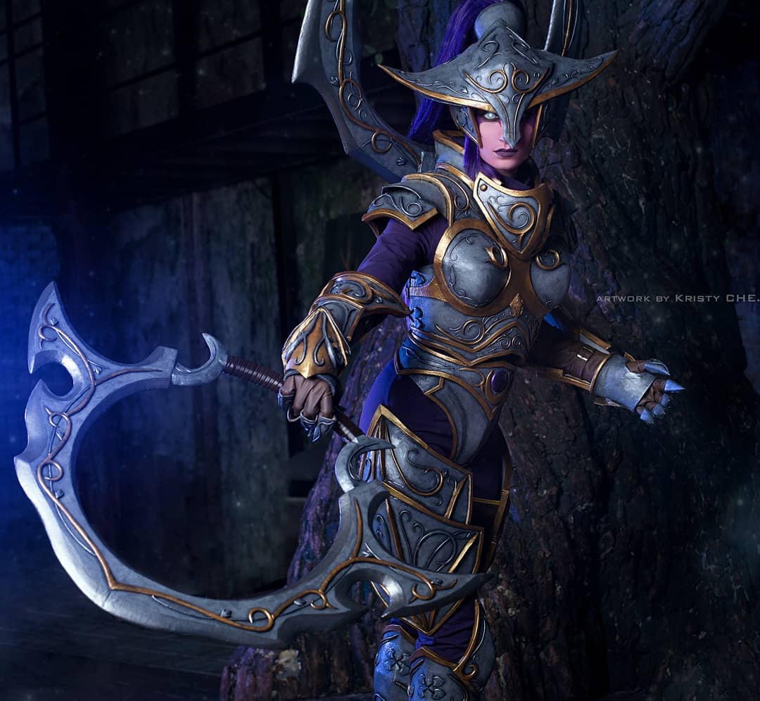 Cosplay de Maiev Cantosombrío por Kristy Che Cosplay de Maiev Cantosombrío por Kristy Che