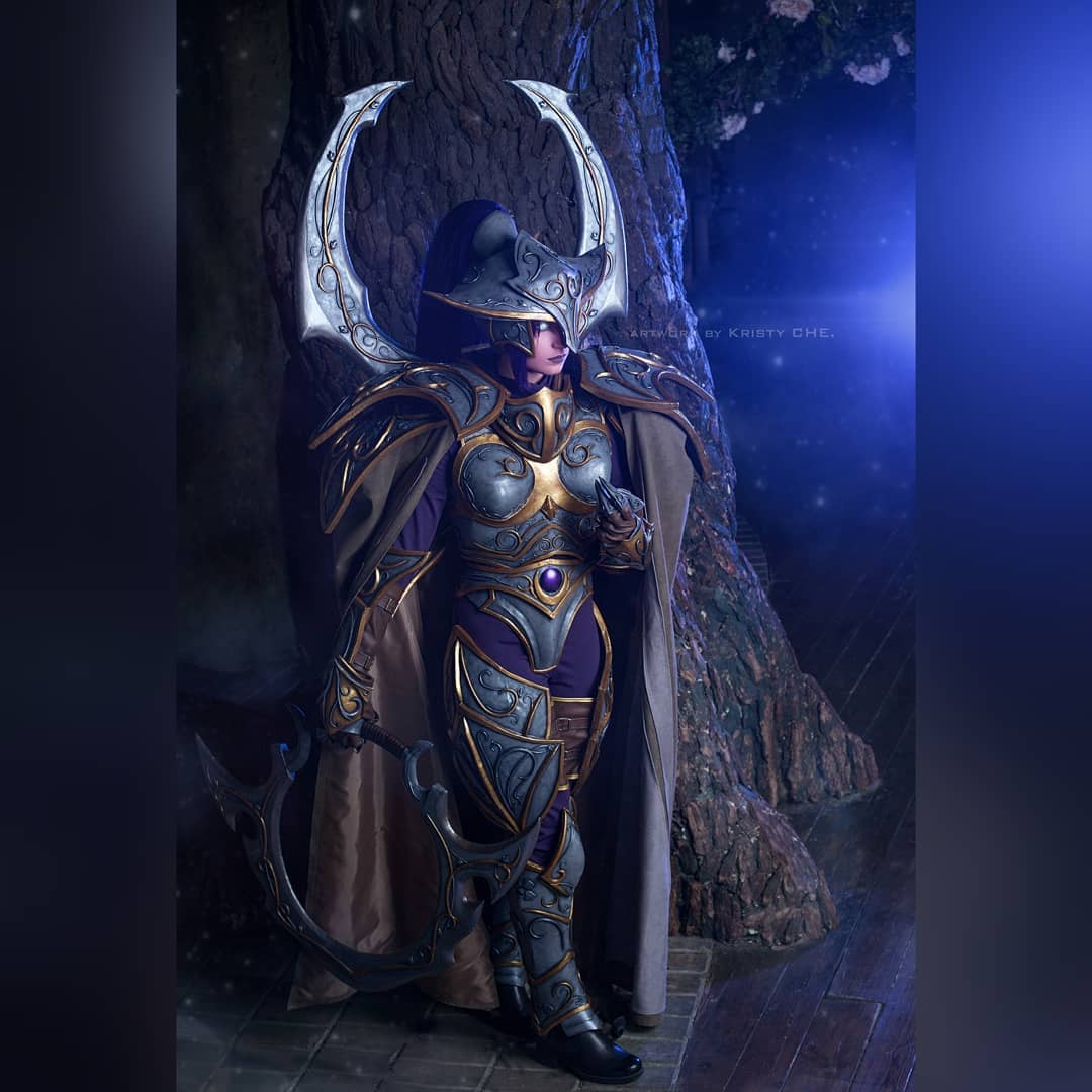 Cosplay de Maiev Cantosombrío por Kristy Che Cosplay de Maiev Cantosombrío por Kristy Che