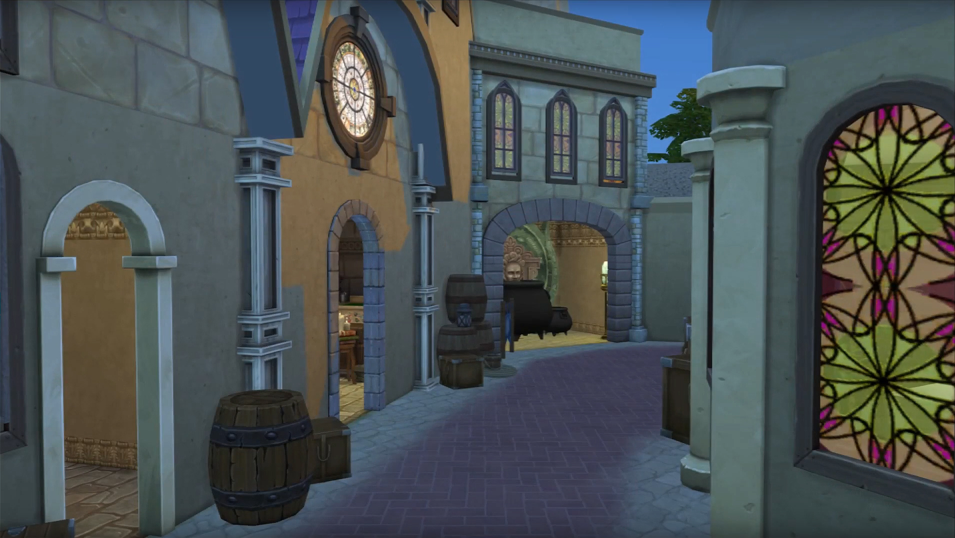 Dalaran, Feria de la Luna Negra y Bahía del Botín recreado por un fan en los Sims 4 | Incluye vídeos Dalaran, Feria de la Luna Negra y Bahía del Botín recreado por un fan en los Sims 4 | Incluye vídeos