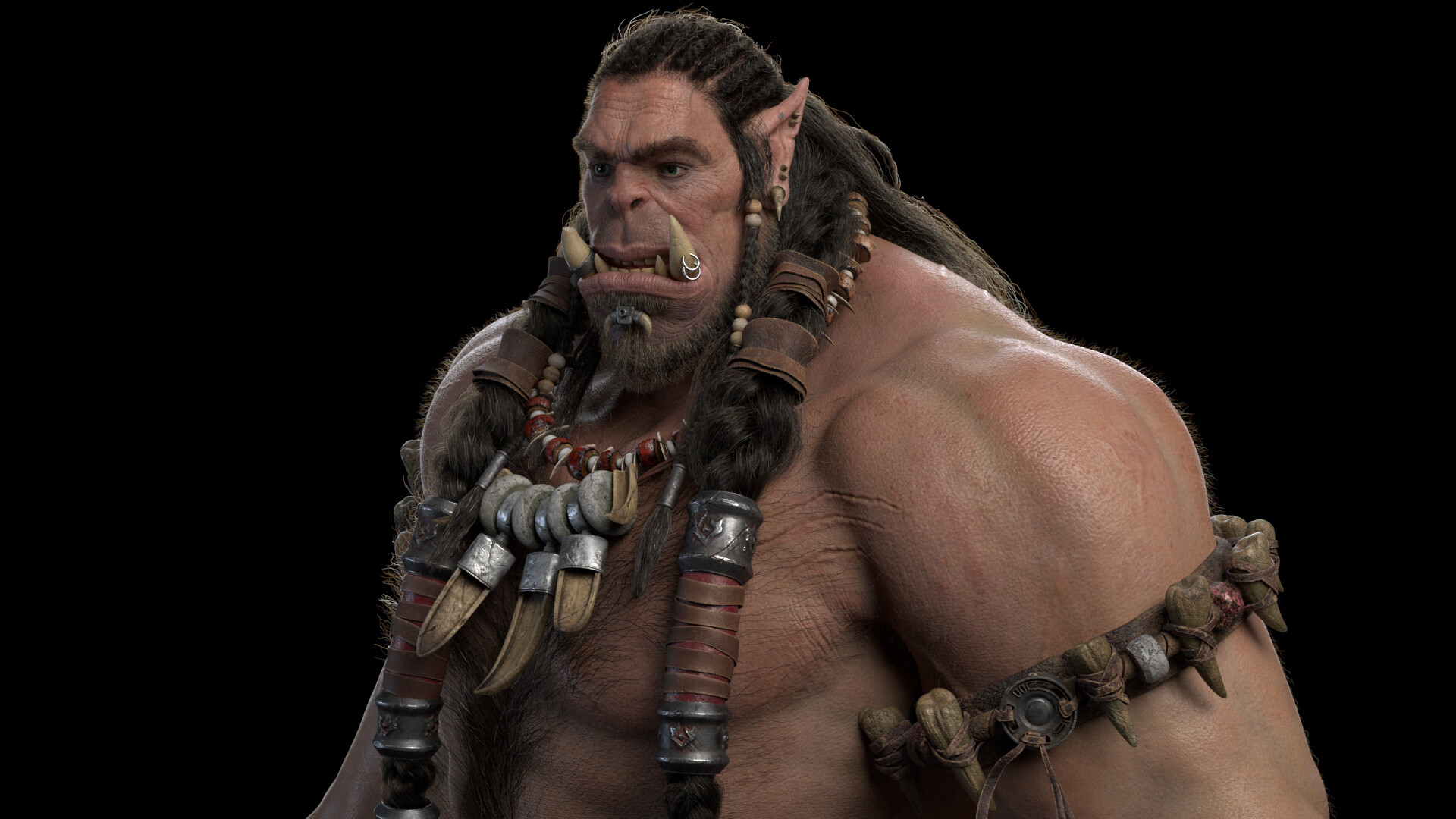 Fan Art de Durotan en 3D realizado por BeomSu Lee Fan Art de Durotan en 3D realizado por BeomSu Lee