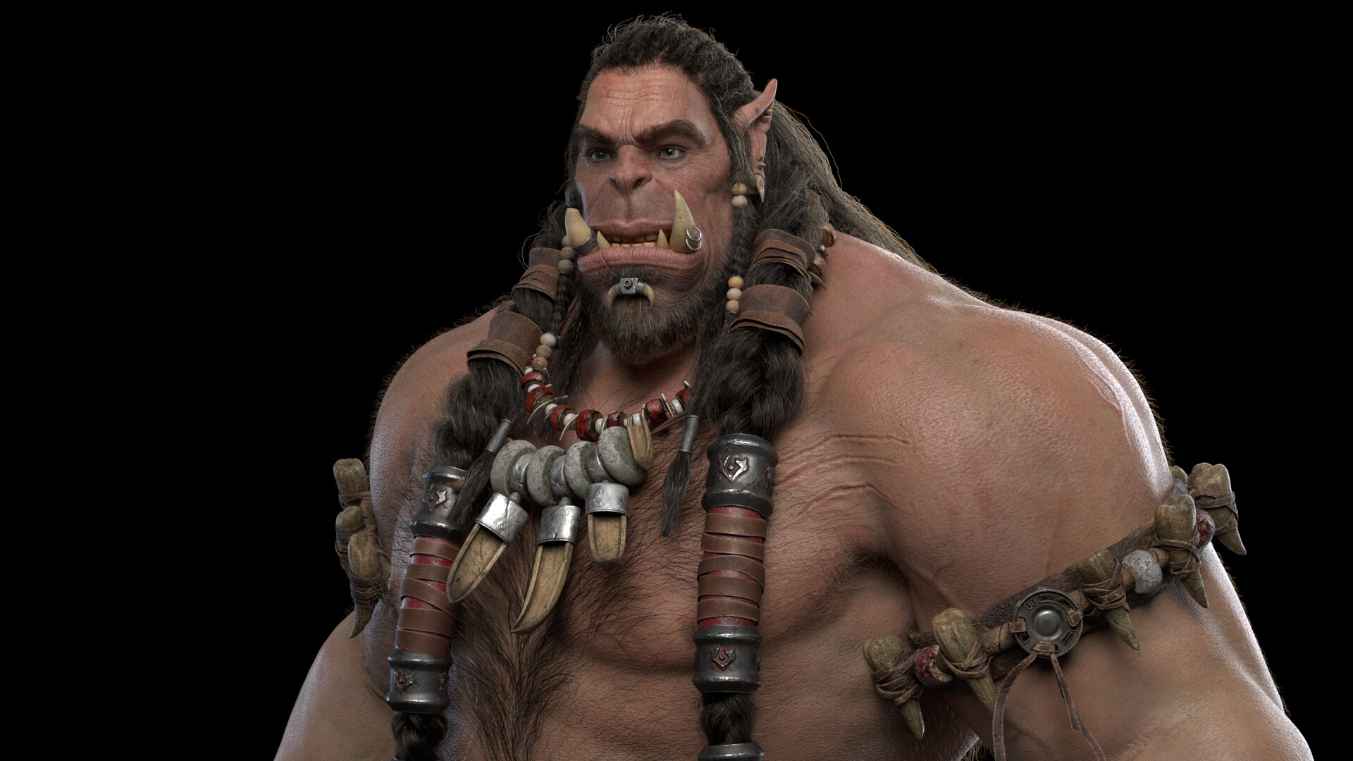 Fan Art de Durotan en 3D realizado por BeomSu Lee Fan Art de Durotan en 3D realizado por BeomSu Lee