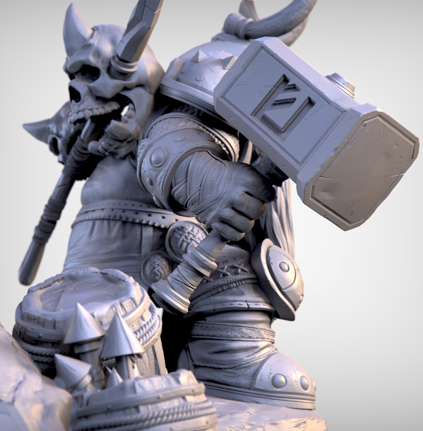 Estatua de los Hermanos Barbabronce por Taurus Studio Estatua de los Hermanos Barbabronce por Taurus Studio