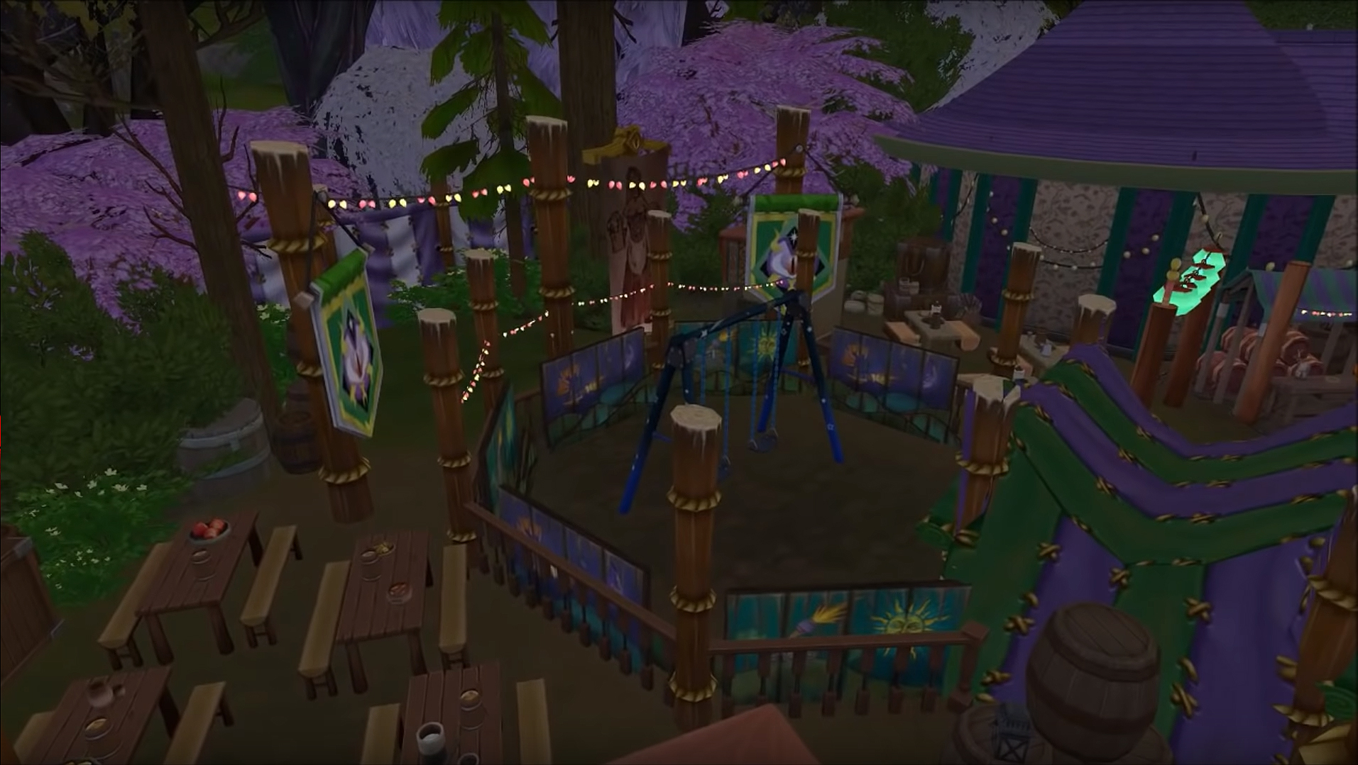 Dalaran, Feria de la Luna Negra y Bahía del Botín recreado por un fan en los Sims 4 | Incluye vídeos Dalaran, Feria de la Luna Negra y Bahía del Botín recreado por un fan en los Sims 4 | Incluye vídeos